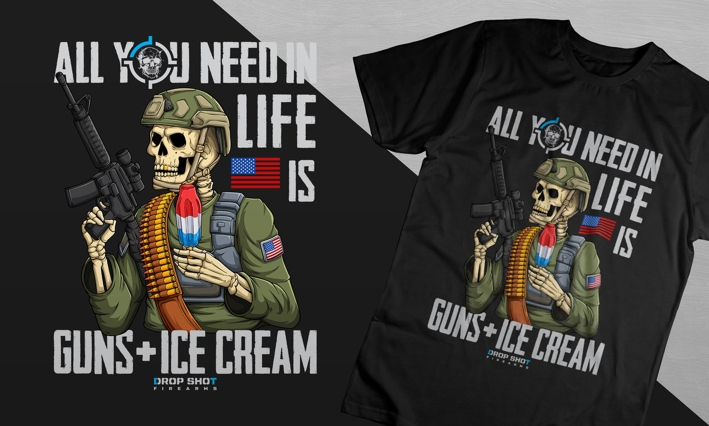 Guns & Ice Cream T-Shirt