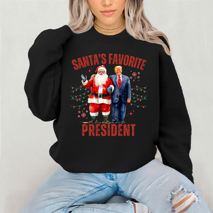 Santa's Favorite President Sweatshirt