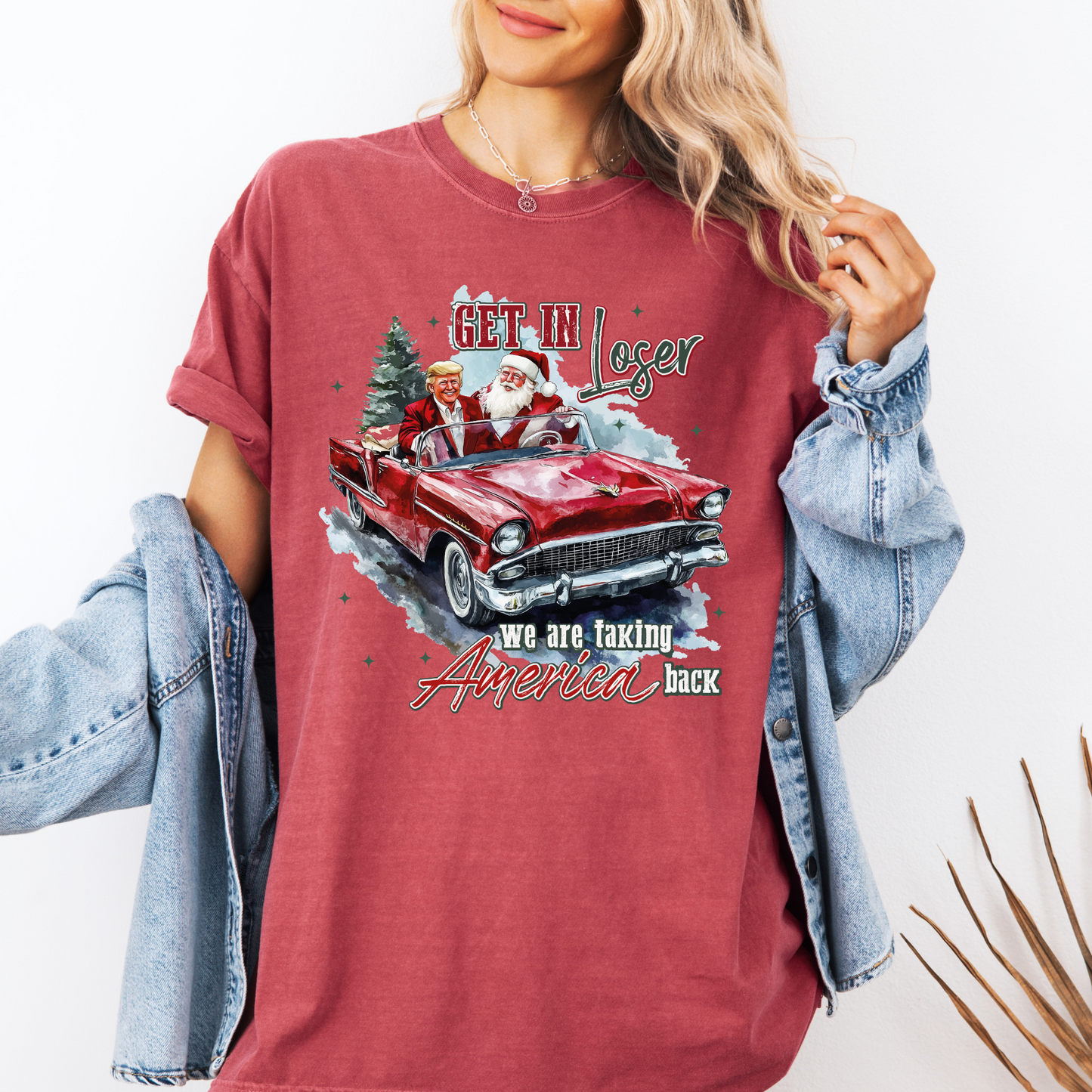 Trump- Get In Loser T-Shirt