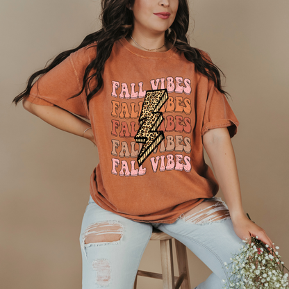 Fall Vibes Lightning Bolt